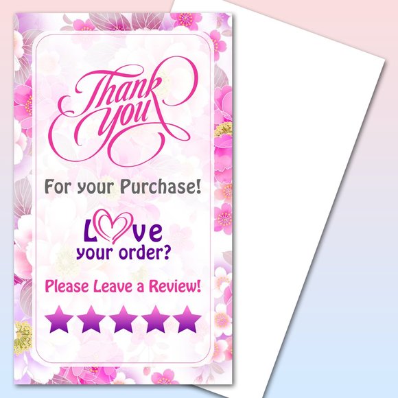 60 Thank You Cards & 60 Personalized Stick… - Picture 4 of 5
